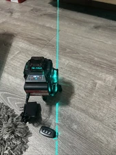 Milwaukee 360° Green Beam Cross laser level tools with Rechargeable Battery New