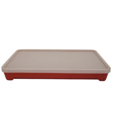Vintage Tupperware Paprika Meat Merinator/Bacon Keeper with Lid 1970's 1292-4