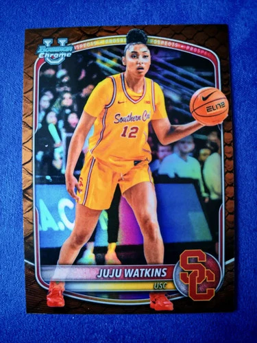 2026 Topps Bowman Chrome 1st JUJU WATKINS Reptilian Refractor FX31