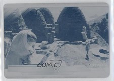 2018 Topps Star Wars: The Last Jedi Series II Printing Plate Cyan 1/1 Rey w3d