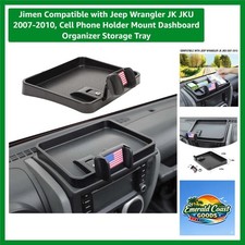 Easy Installation Phone Mount For Jeep Wrangler Jk Jku 2007-2010 - Extra Storage Easy Installation Phone Mount For Jeep Wrangler Jk Jku 2007-2010 - Extra Storage