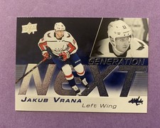 2019-20 UPPER DECK GENERATION NEXT JAKUB VRANA #GN-4 WASHINGTON