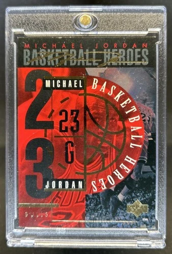 1994-95 Upper Deck Header Card HDR, Basketball Heroes: Michael Jordan #JH USA