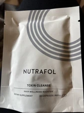 NUTRAFOL TOXIN CLEANSE HAIR WELLNESS BOOSTER 60 CAPSULES REFILL NWOB 04/2026