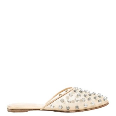 T by Alexander Wang Rhodes Stud Embellished Slippers, Brand Size 39 ( US Size 9