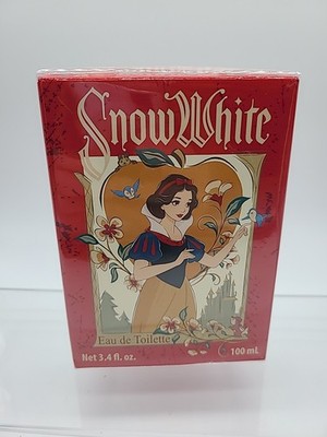 SNOW WHITE DISNEY Bite of Red Apple Shaped Bottle 3.4 oz EDT Perfume NEW SEALED