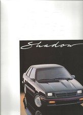 1987 Dodge Shadow brochure