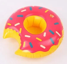 10pc Donut Floating Drink Holder for Pool