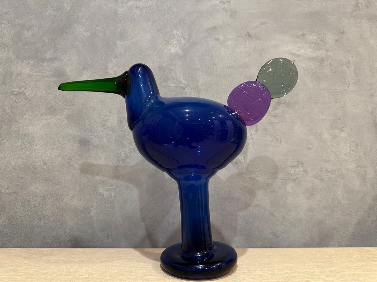 イッタラ キーックリ ウルトラマリンブルー Iittala Birds by Toikka Kiikkuri - Ultramarine Blue Oiva