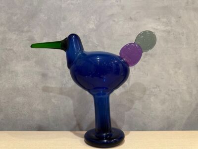 工芸品 Oiva Toikka Bird JUHLAKUKKO ROOSTER1997 Rooster blue Birds by Toikka 25 Years Anniversary Bird