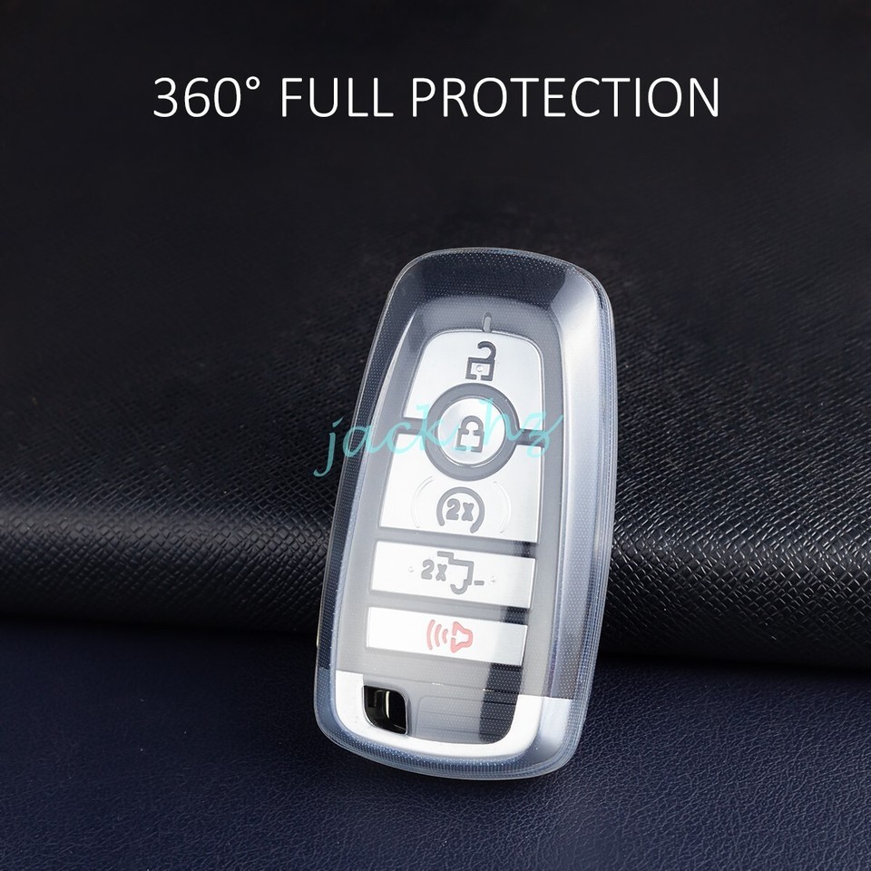 For Ford Lincoln Transparent Clear Smart Car Key Fob Cover Case Bag Accessories eBay