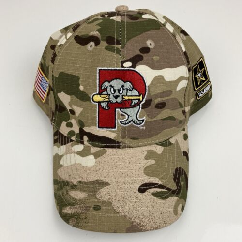 Cappello Portland Sea Dogs MiLB Maine mimetico edizione esercito berretto strapback ricamato
