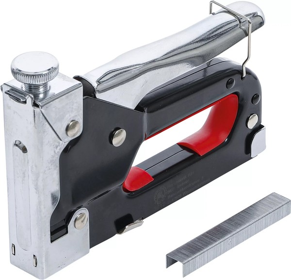Hand Tacker Nagler Handtacker Handnagler 4-14 Mm Klammern Tackern Takker Klammer-image