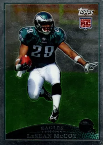 2009 Topps Chrome Eagles Lesean McCoy Rookie  Card #400