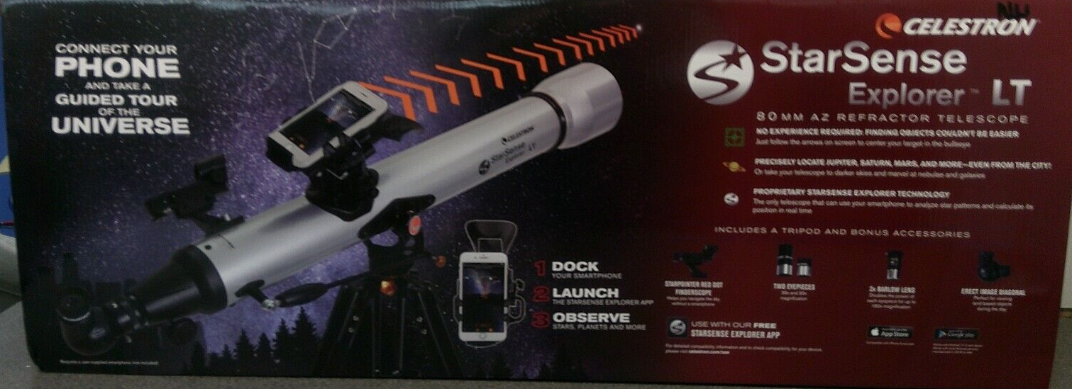 StarSense Explorer LT 80mm AZ Refractor Telescope 22451 eBay