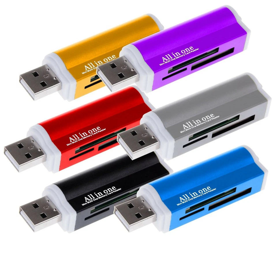 All in One Stick Card Reader Kartenlesegerät Kartenleser Micro SD MMC M2 USB - Bild 2 von 2