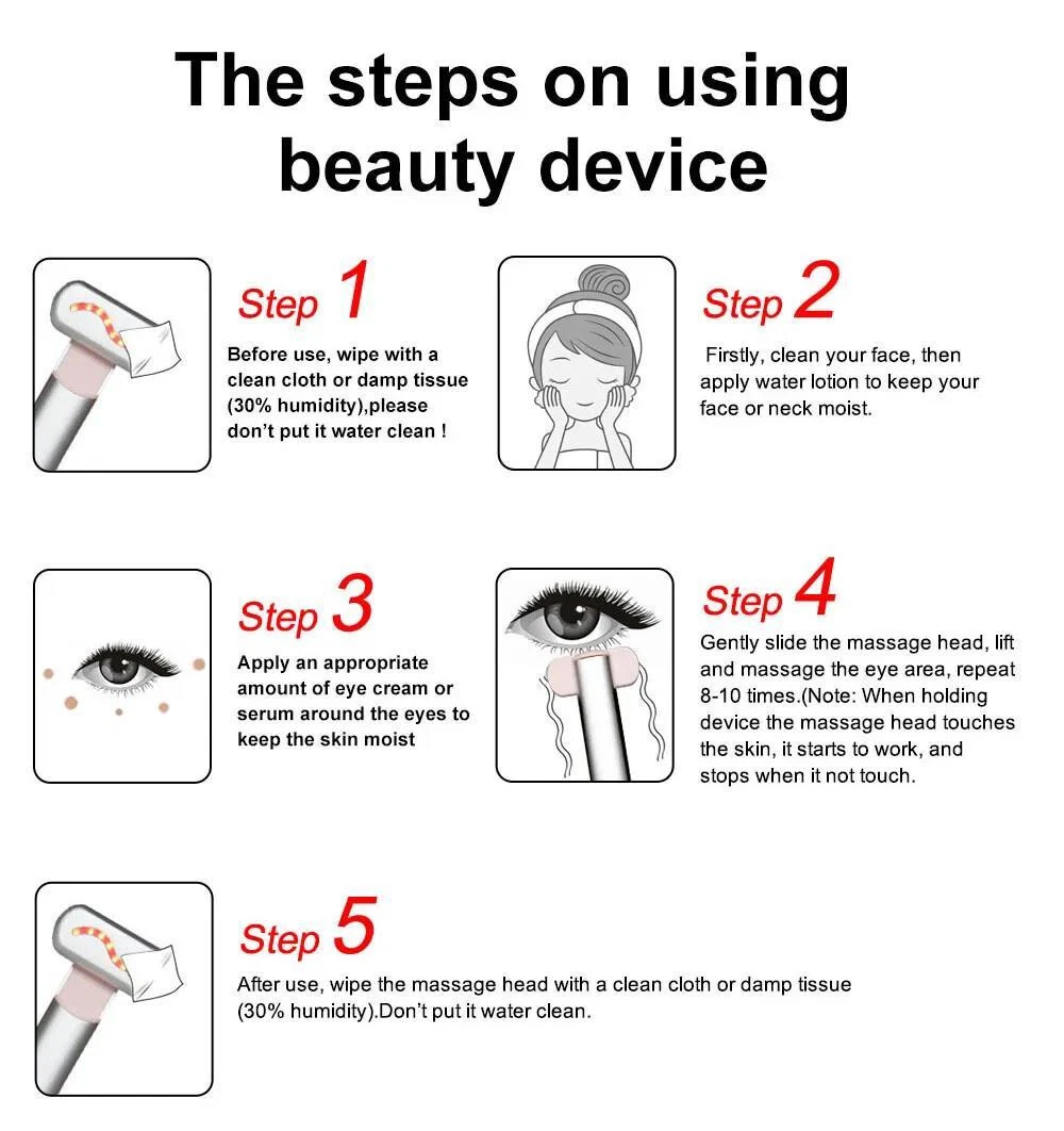 How to use facial beauty device
