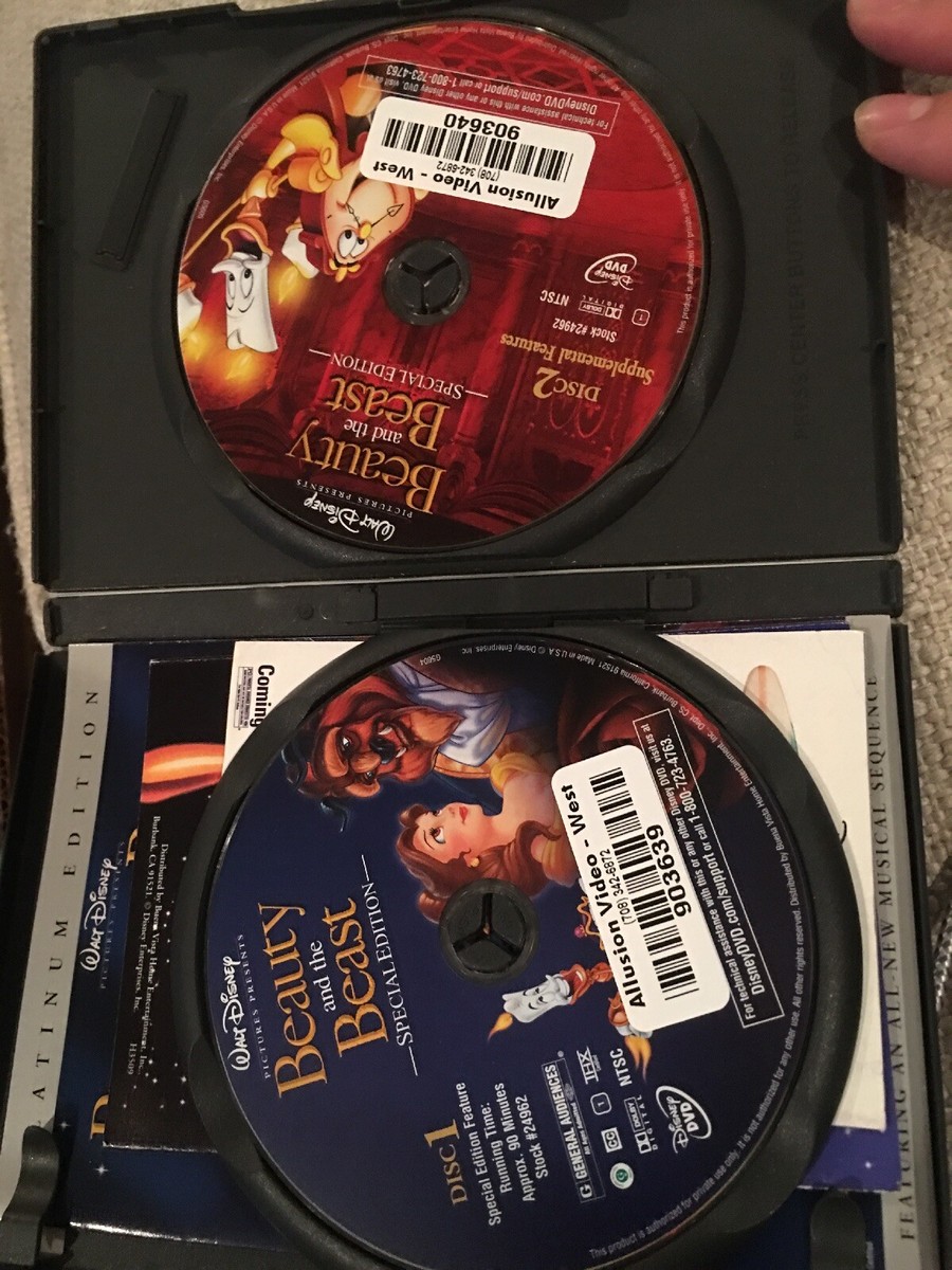 Beauty and the Beast (DVD, 2002, 2-Disc Set, Special Edition