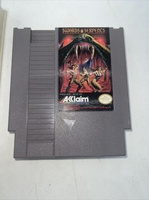 Swords and Serpents (Nintendo, 1990) Cartridge Only Tested NES Game Authentic