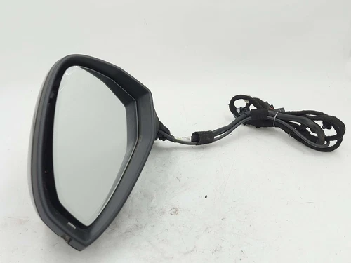 18-19 AUDI S5 B9 LEFT DOOR MIRROR CARBON FIBER SURROUND VIEW POWER FOLDING *NOTE