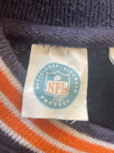 Vintage Denver Broncos Sweatshirt Embroidered AFC Patch Football Pullover Size L - Picture 3 of 4