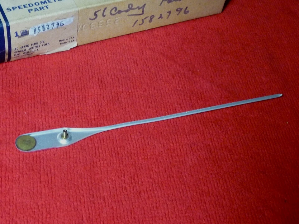 Nuevo de Lote Antiguo 1956 Cadillac DeVille Fleetwood Eldorado Velocímetro Puntero de Aguja AC/GM Foto 2 de 4