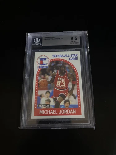 Michael Jordan 1989-90 Hoops All-Star #21 basketball card BGS 8.5