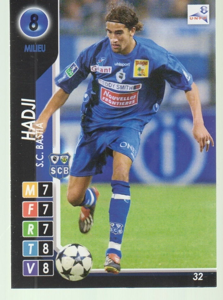 VIGNETTE PANINI DERBY TOTAL 2004 / 2005  S.C BASTIA  (HADJI) - Photo 1/1