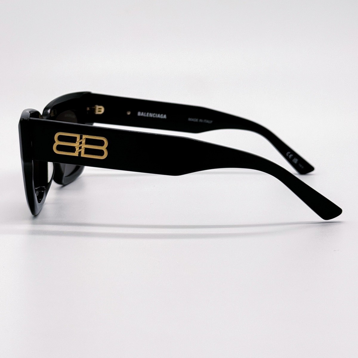 NEW BALENCIAGA BB0234S 001 BLACK CAT EYE WOMEN SUNGLASSES | eBay display picture 1