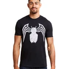 Venom Mens T-shirt Emblem Black S-XXL Marvel Spider-man Official