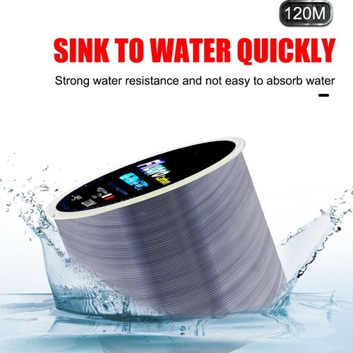 120m Fluorocarbon Coating Fishing Line Carbon Nylon Soft Leader Line 4LB~34LB - Picture 6 of 30