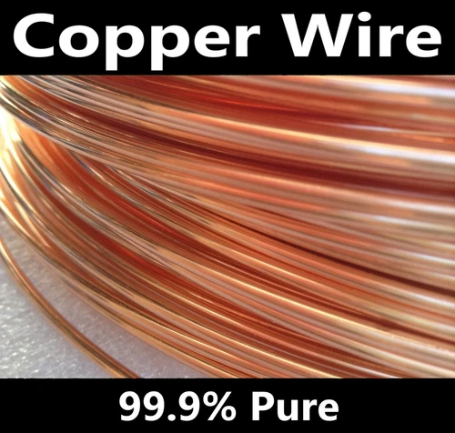 Pure Copper Wire Bare Uncoated Assorted Sizes .56mm-6mm Jewellery Craft Bonsai