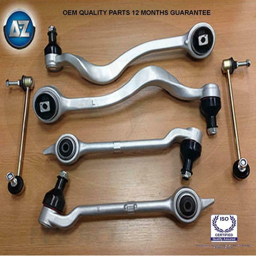 PARA BMW E39 SERIE 5 SUSPENSIÓN DELANTERA HORQUILLAS CONTROL PISTA BRAZOS ESLABONES KIT - Imagen 6 de 9