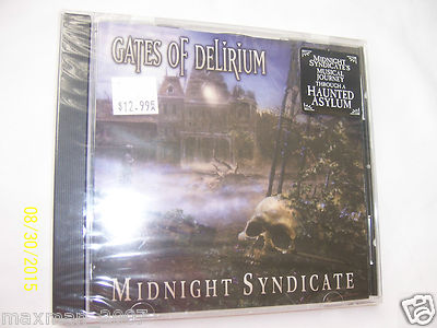 HALLOWEEN CD Gates of Delirium Midnight Syndicate Goth Case is cracked ...