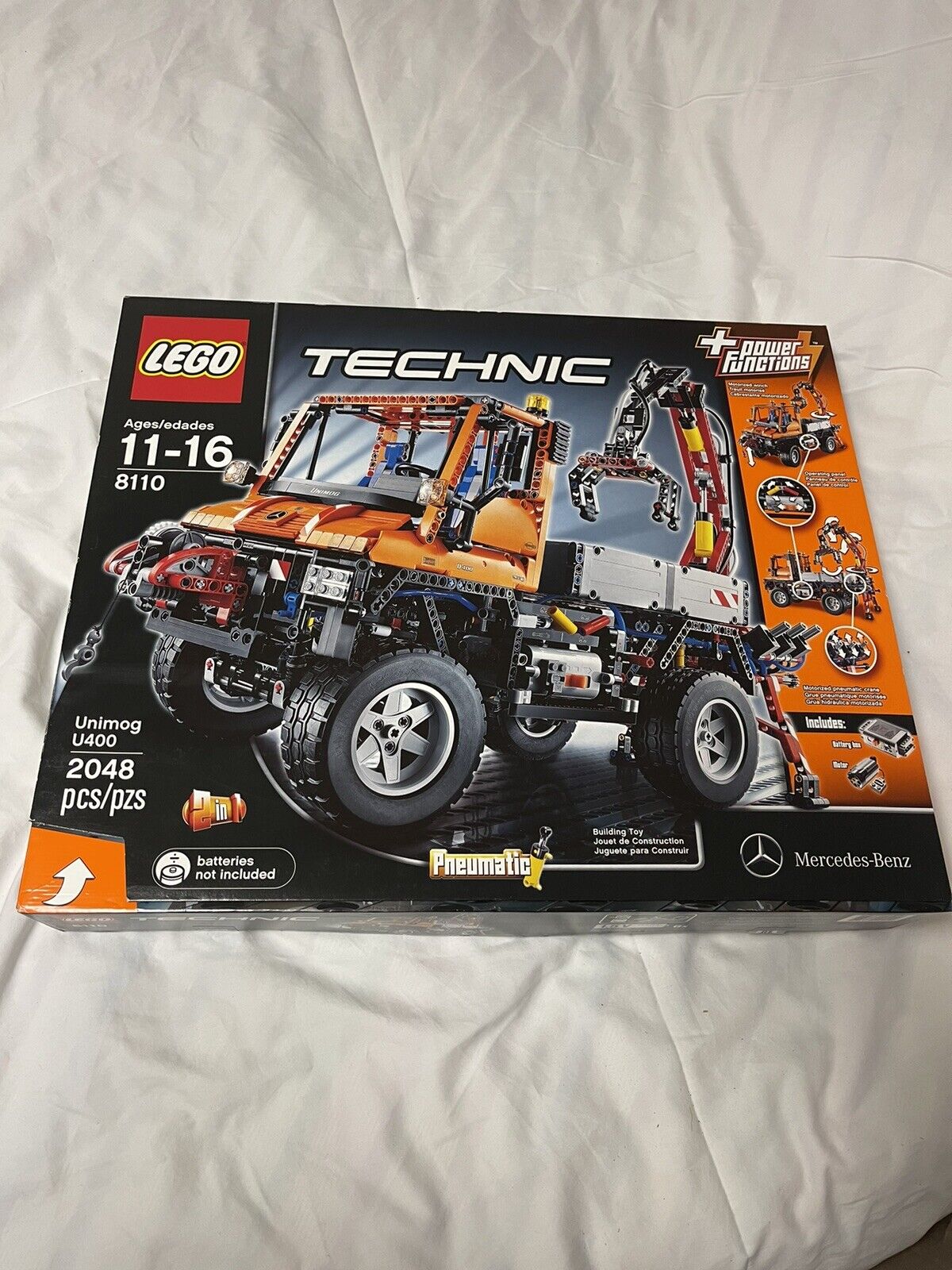 Hævde Tilfældig tiltrækkende NIB Retired LEGO 8110 Technic Mercedes-Benz Unimog U 400 2 In 1 2078 Pieces  | eBay