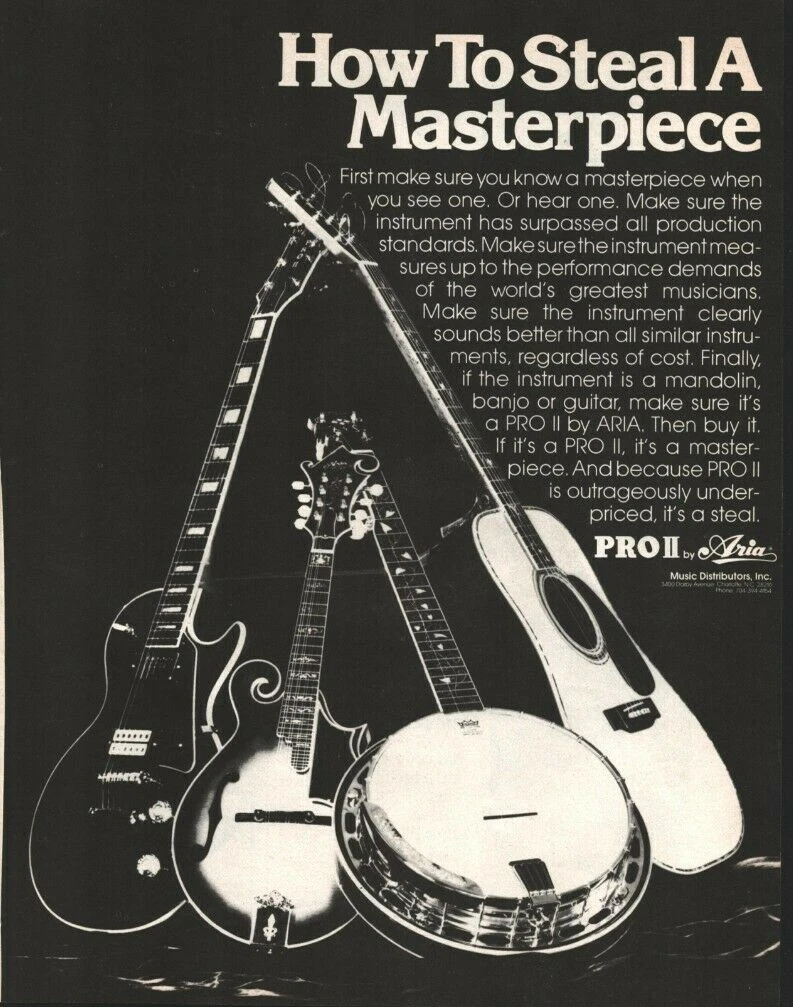 Aria pro ii mandolin outlet