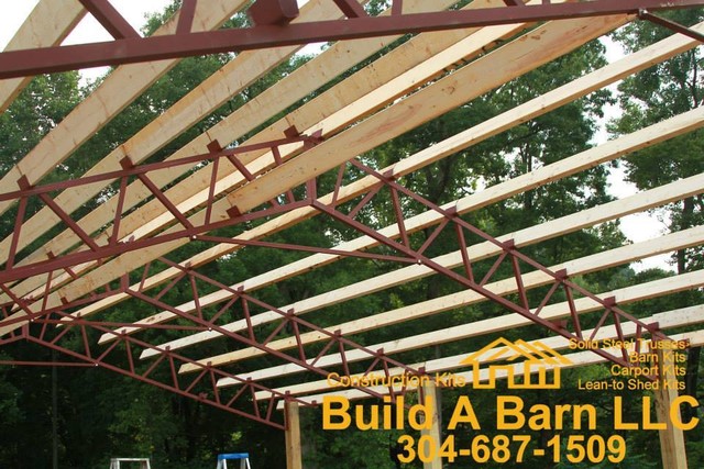 24 Pole Barn Steel Truss Agriculture For Sale Online Ebay