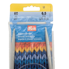 Prym Metal Size 10.5/6.5mm Circular Knitting Needles 24" 60cm Knit Pin Yarn