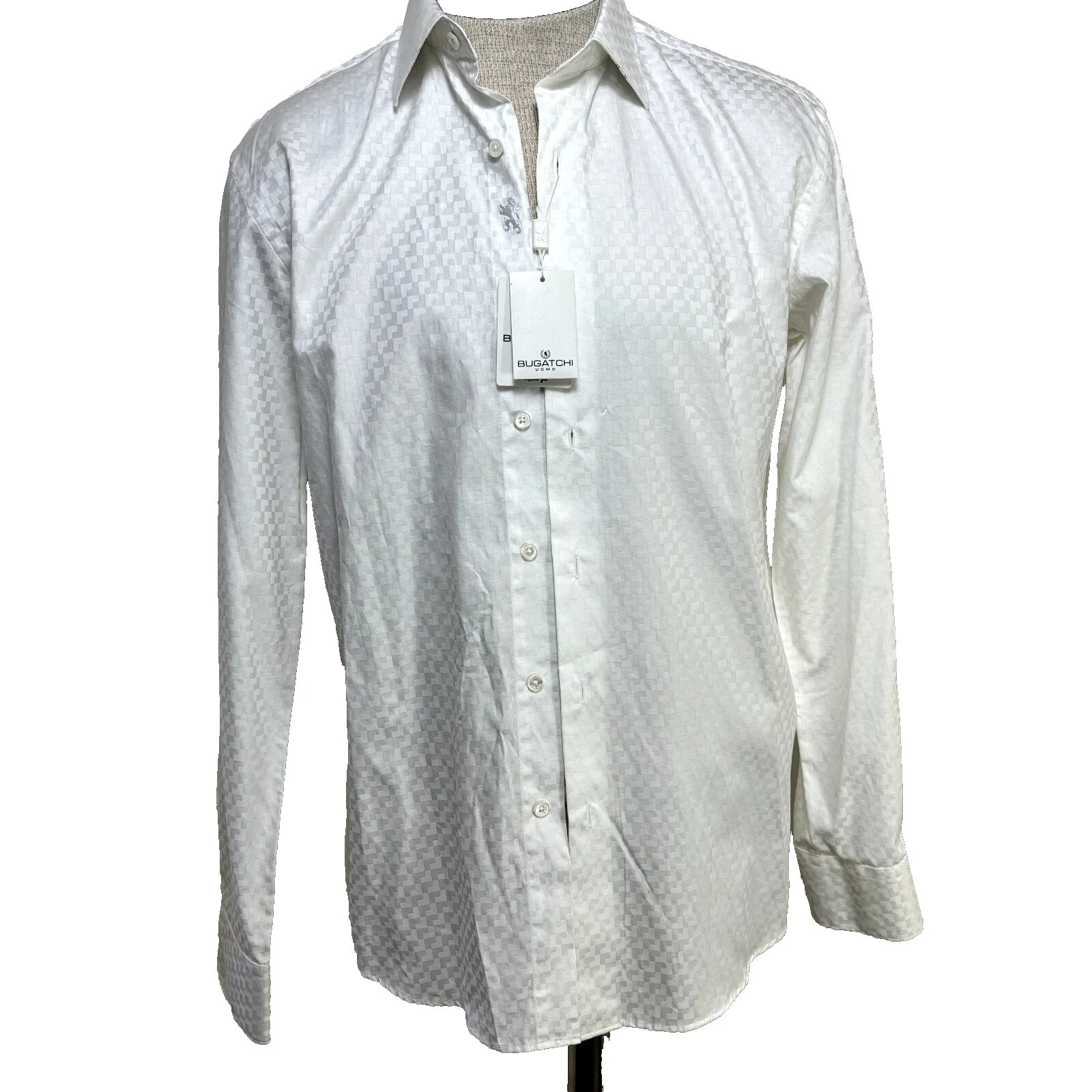 Bugatchi Uomo Regular Fit Dress Shirts for Men