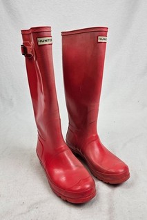 ORIGINAL HUNTER Gummistiefel Gummi Stiefel Outdoor Rot Gr. 40 41
