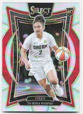 2025 Panini Select WNBA #49 Te-Hina Paopao Silver Prizms Atlanta Dream