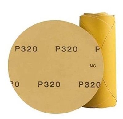 100 PCS PSA Sanding Discs 6 Inch 320 Grit Adhesive Backed Sandpaper Roll Sticky-