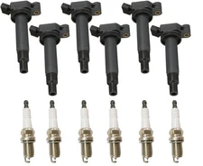 Direct Ignition Coil & Spark Plugs Fits Toyota Camry 3.0L 2002-2006