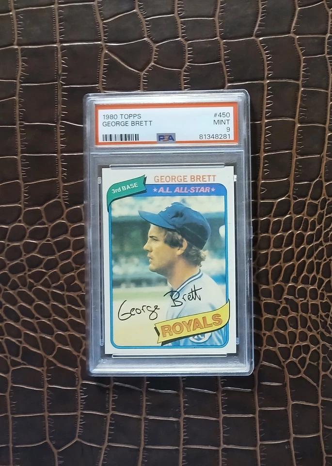1980 Topps George Brett🏆PSA 9🏆-Bonito centrado- Foto 3 de 4