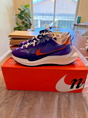 Nike sacai x VaporWaffle Dark Iris Men's Size 10.5