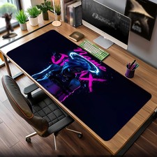 40 90cmBlue Girl Themed Non-Slip Rubber Desk Mat - Customizable Name Mouse Pad w