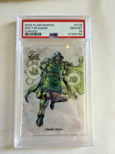 2024 Marvel Flair Doctor Doom Carved PSA 10 #CC8