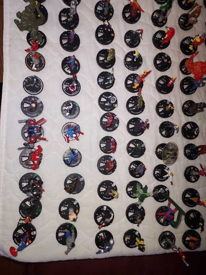 Marvel MCU Películas Figura de Juguete Heroclix Lote de 200 Vengadores Iron Man Thor Hulk Gorra Foto 4 de 4