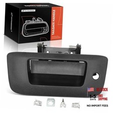 Tailgate Handle Latch w/Bezel Cover - Compatible with 2007-2014 Chevy