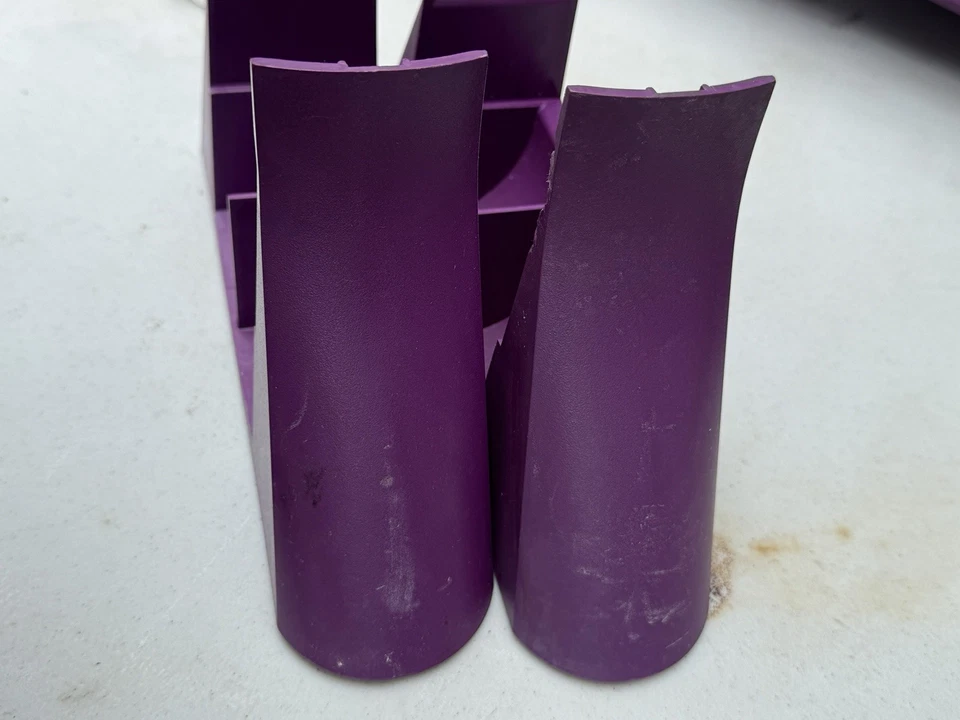 Soportes de pie originales SGI Indigo 2 PÚRPURA 1995 producción gráficos de silicona Foto 3 de 4